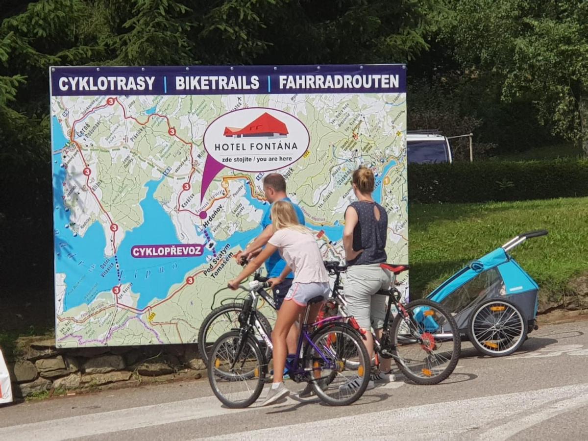 Fontana Lipno Hotell Černá v Pošumaví Exteriör bild